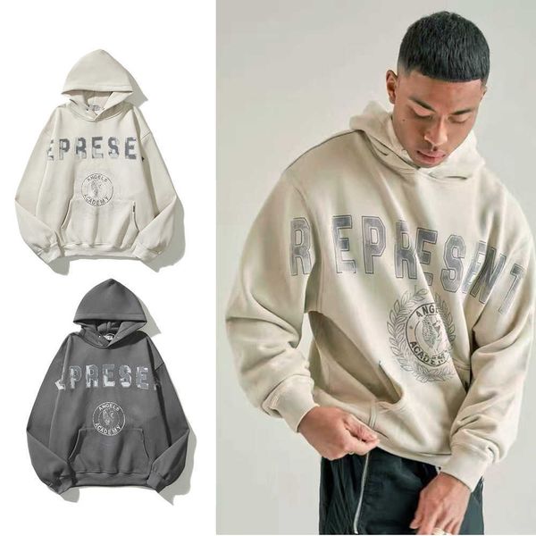 2023 men's and women's hoodies fashion western european brand designer represne power by angel college print vintage style loose p, Black
2023 men's and women's hoodies fashion western european brand designer represne power by angel college print vintage style loose p, Black