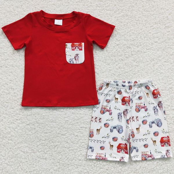 new design kids boys clothing set farm print cute baby boy clothes summer boutique kid short sleeve shorts outfits wholesale bulk, White
new design kids boys clothing set farm print cute baby boy clothes summer boutique kid short sleeve shorts outfits wholesale bulk, White