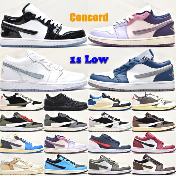jumpmans 1 low basketball shoes men women trainers 1s designer travis scotts olive black phantom inside out concord true blue outdoor sneake
jumpmans 1 low basketball shoes men women trainers 1s designer travis scotts olive black phantom inside out concord true blue outdoor sneake