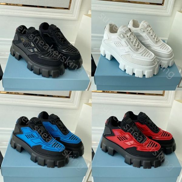 with box prad designer shoes women casual shoes 19fw lates sneakers cloudbust thunder pradas trainers camouflage capsule series color increa, Black
with box prad designer shoes women casual shoes 19fw lates sneakers cloudbust thunder pradas trainers camouflage capsule series color increa, Black