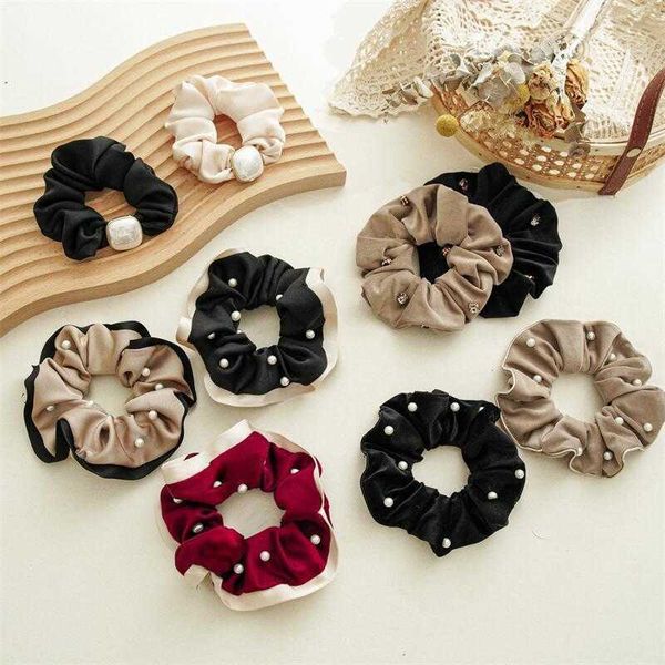 hair clips barrettes wholesale flannel hair scrunchies pure color pearl rhinestones elastic hair tie hair accessories for women girls j23022, Golden;silver
hair clips barrettes wholesale flannel hair scrunchies pure color pearl rhinestones elastic hair tie hair accessories for women girls j23022, Golden;silver