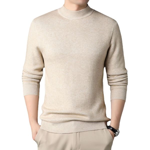 men's sweaters autumn and winter solid color knitted sweater youth fashion casual comfortable mens clothing 230222, White;black
men's sweaters autumn and winter solid color knitted sweater youth fashion casual comfortable mens clothing 230222, White;black