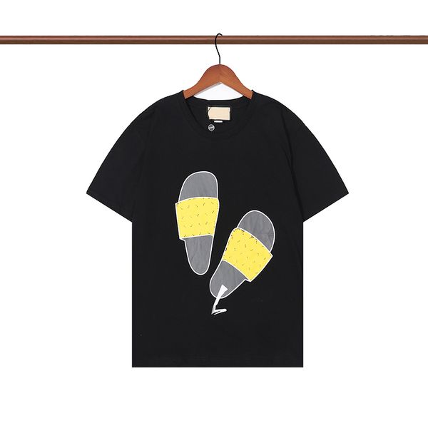 t shirt printing summer men's designer t-shirt fashion letter slipper print short sleeve women's t-shirt luxurys casual clothing, White;black
t shirt printing summer men's designer t-shirt fashion letter slipper print short sleeve women's t-shirt luxurys casual clothing, White;black
