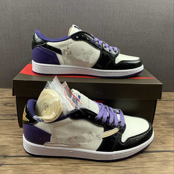 2023 shoes mens jumpman 1 low sp retro low purple black white travis scotts basketball shoe sports sneakers with box
2023 shoes mens jumpman 1 low sp retro low purple black white travis scotts basketball shoe sports sneakers with box