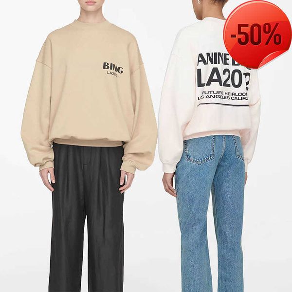 anine bing women sweatshirt letter printing brushed round neck loose plush sweater designer fashion pullover hoodie632, Black
anine bing women sweatshirt letter printing brushed round neck loose plush sweater designer fashion pullover hoodie632, Black