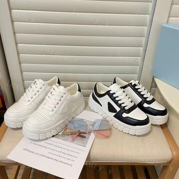 with box prad designer shoes fly block women sneakers minalo leather shoe monolith rubber platform shoes black chunky round head sneaker pb
with box prad designer shoes fly block women sneakers minalo leather shoe monolith rubber platform shoes black chunky round head sneaker pb
