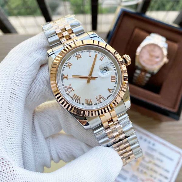 luxury mens watch fashion designer watches womens watches 31/36/41mm stainless steel strap mechanical movement couple wristwatches reloj de, Slivery;brown
luxury mens watch fashion designer watches womens watches 31/36/41mm stainless steel strap mechanical movement couple wristwatches reloj de, Slivery;brown