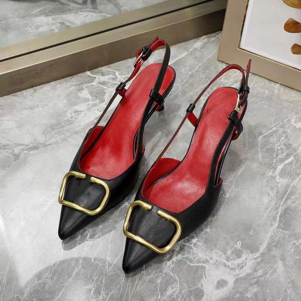 7a leather women's shoes high heel sandals slippers designer classic fashion pointed toe handmade luxury cassic large v buckle serpenti, Black
7a leather women's shoes high heel sandals slippers designer classic fashion pointed toe handmade luxury cassic large v buckle serpenti, Black