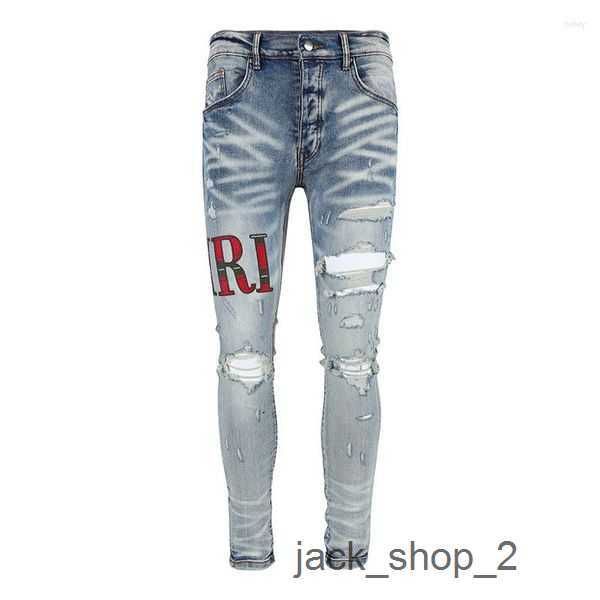 y32j men's jeans high street am design black fashion letter patchwork ripped casual slim small feet denim pants with hole 2 jhpx, Blue
y32j men's jeans high street am design black fashion letter patchwork ripped casual slim small feet denim pants with hole 2 jhpx, Blue