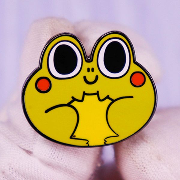 kawaii funny cartoon frog just a cute enamel brooch pin lapel hard metal pins brooches badges exquisite jewelry accessories, Blue
kawaii funny cartoon frog just a cute enamel brooch pin lapel hard metal pins brooches badges exquisite jewelry accessories, Blue