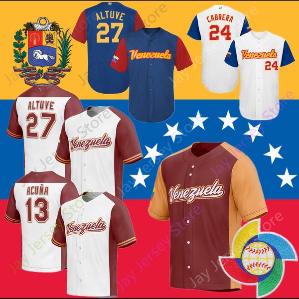 2023 team venezuela baseball world classic jersey jose altuve miguel cabrera ronald acuna jr. ranger suarez luis arraez rojas escobar gimene, Blue;black
2023 team venezuela baseball world classic jersey jose altuve miguel cabrera ronald acuna jr. ranger suarez luis arraez rojas escobar gimene, Blue;black