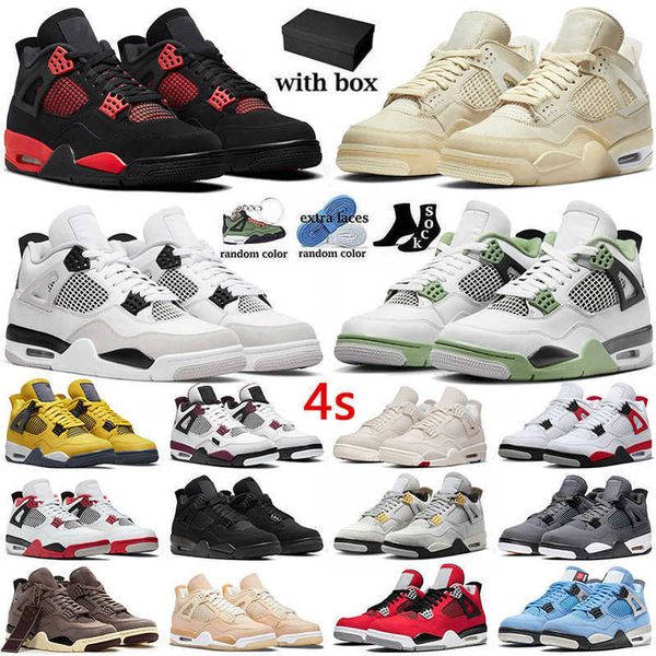 with box 4 basketball shoes for men women off sail red thunder military black seafoam jumpman 4s bred kaws grey iv mens sports trainers snea
with box 4 basketball shoes for men women off sail red thunder military black seafoam jumpman 4s bred kaws grey iv mens sports trainers snea