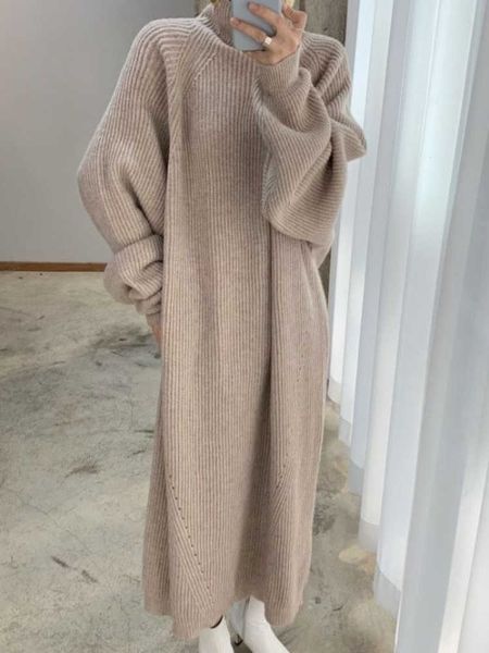 dresses for women 2022 knitted senior sweater dress loose fashion casual high street warm skirt robe argent clothing 230222, White;black
dresses for women 2022 knitted senior sweater dress loose fashion casual high street warm skirt robe argent clothing 230222, White;black