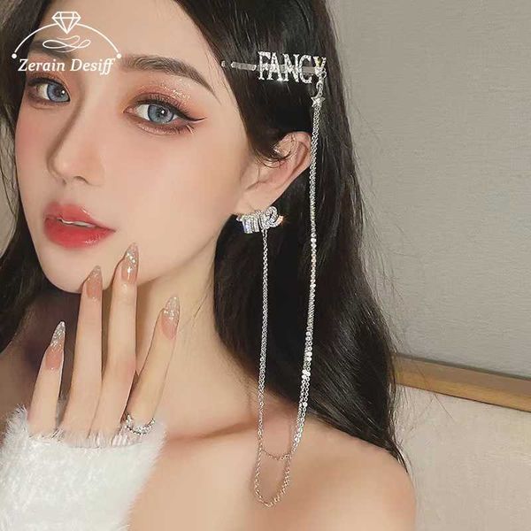 hair clips barrettes 2022 new letter hairpin earrings one long tassel hairpin side clip super fairy earring silver needle hair accessories h, Golden;silver
hair clips barrettes 2022 new letter hairpin earrings one long tassel hairpin side clip super fairy earring silver needle hair accessories h, Golden;silver