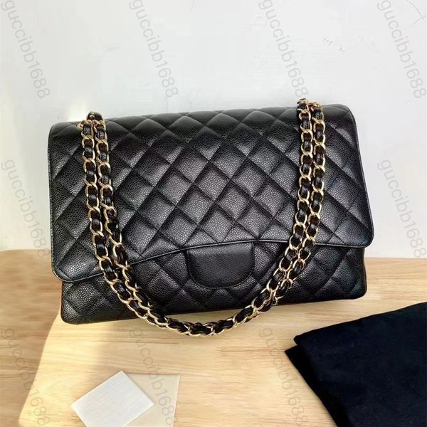 10a mirror quality designer maxi double flap bag 33cm womens real leather handbag caviar lambskin quilted black purse crossbody shoulder bag
10a mirror quality designer maxi double flap bag 33cm womens real leather handbag caviar lambskin quilted black purse crossbody shoulder bag
