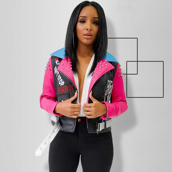 women's jackets 2023 autumn women metal circle camouflage army green slim cool lady pu leather sweet female zipper faux femme outwear 2, Black;brown
women's jackets 2023 autumn women metal circle camouflage army green slim cool lady pu leather sweet female zipper faux femme outwear 2, Black;brown