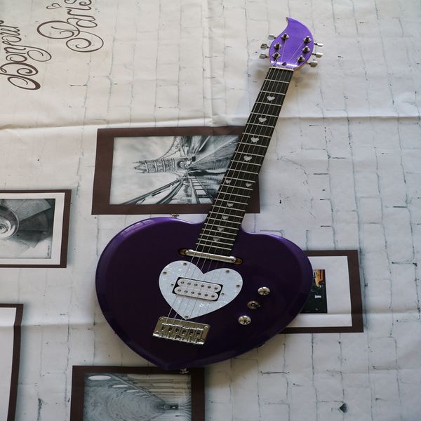 premium high-end purple heart-shaped fashion electric guitar, high-quality electric guitar, rosewood fingerboard, rare guitar
premium high-end purple heart-shaped fashion electric guitar, high-quality electric guitar, rosewood fingerboard, rare guitar