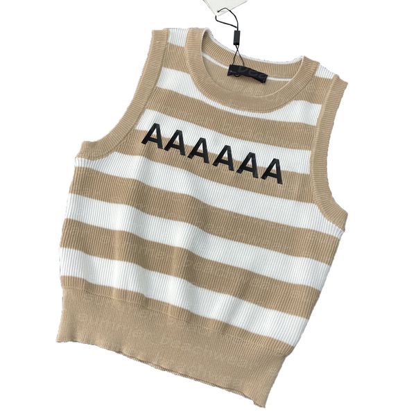 fashion stripe knits vest women sleeveless knitting vests designer letter printing knitwear pullover, White
fashion stripe knits vest women sleeveless knitting vests designer letter printing knitwear pullover, White