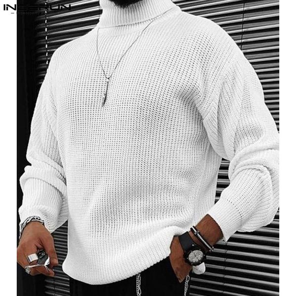 men's sweaters stylish well fitting incerun men wool high collar solid allmatch sweater casual streetwear male loose pullovers s5xl 23, White;black
men's sweaters stylish well fitting incerun men wool high collar solid allmatch sweater casual streetwear male loose pullovers s5xl 23, White;black