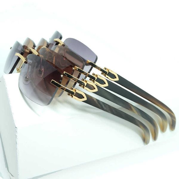 luxury designer sunglasses mens accessories fashion buffalo horn rimless sqauare shades eyewear outdoor frames new fashion factory sun glass, White;black
luxury designer sunglasses mens accessories fashion buffalo horn rimless sqauare shades eyewear outdoor frames new fashion factory sun glass, White;black