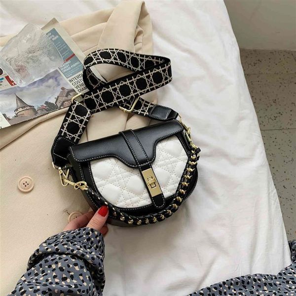 design handbag bags net red women 2021 summer new korean fashion pu women's wide shoulder strap popular saddle bag2242
design handbag bags net red women 2021 summer new korean fashion pu women's wide shoulder strap popular saddle bag2242