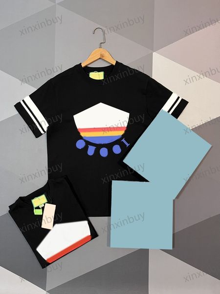 xinxinbuy men designer tee t shirt 23ss paris sleeve stripe short sleeve cotton women black blue white khaki xs-2xl, Black;brown
xinxinbuy men designer tee t shirt 23ss paris sleeve stripe short sleeve cotton women black blue white khaki xs-2xl, Black;brown
