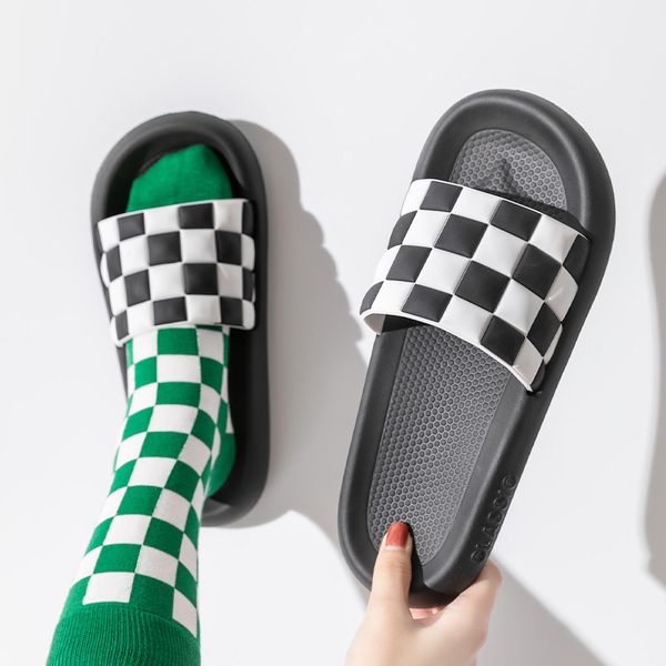 summer checkerboard slippers 2023 new fashion women's indoor anti-skid students' l bath couples light luxury sandals men wear lazy, Black
summer checkerboard slippers 2023 new fashion women's indoor anti-skid students' l bath couples light luxury sandals men wear lazy, Black
