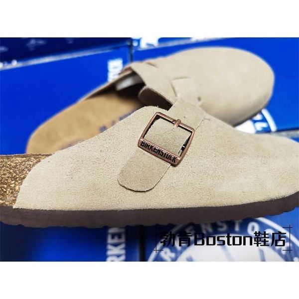 german slippers designer birkinstocks lazy shoes boken khaki light brown leather sanded comfortable cork bottom flat boken baotou semi-slipp, Black
german slippers designer birkinstocks lazy shoes boken khaki light brown leather sanded comfortable cork bottom flat boken baotou semi-slipp, Black