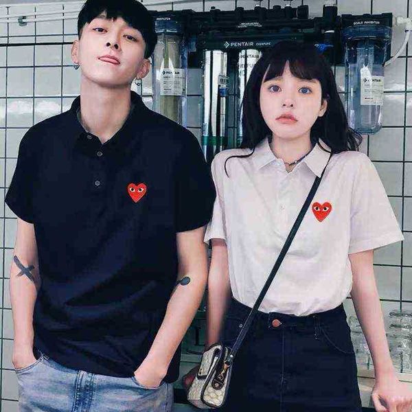 xskm 5i8b men's t shirts new black red heart chuanjiu polo shirt short sleeve couple embroidered cotton men and women fashion brand bao, White;black
xskm 5i8b men's t shirts new black red heart chuanjiu polo shirt short sleeve couple embroidered cotton men and women fashion brand bao, White;black