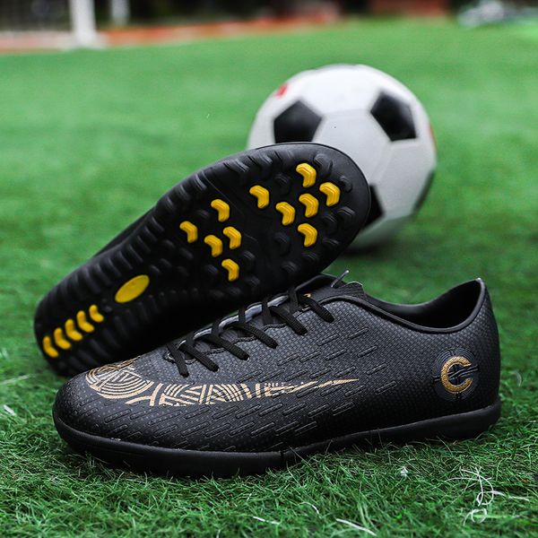 safety shoes turf soccer shoe original mens children's football boots indoor men's futsal cleats 230222, Black;brown
safety shoes turf soccer shoe original mens children's football boots indoor men's futsal cleats 230222, Black;brown