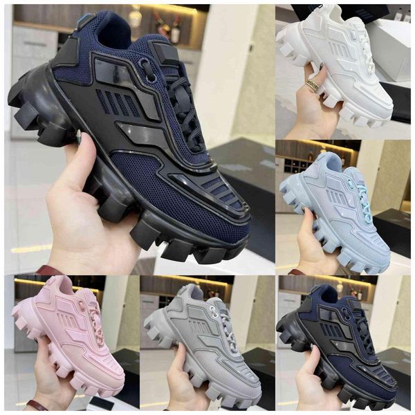 with box prad designer casual shoes cloudbust thunder mens women sneakers rubber low camouflage capsule series color matching increas fn, Black
with box prad designer casual shoes cloudbust thunder mens women sneakers rubber low camouflage capsule series color matching increas fn, Black