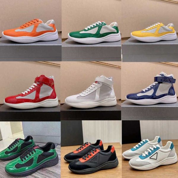 with box prad desinger men america cup sneakers runner shoes casual sneaker flat trainers patent leather black blue mesh lace-up outdoor co
with box prad desinger men america cup sneakers runner shoes casual sneaker flat trainers patent leather black blue mesh lace-up outdoor co