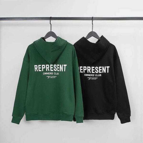 2023 men's and women's hoodies fashion western european brand designer represne letter-printed plush street high, Black
2023 men's and women's hoodies fashion western european brand designer represne letter-printed plush street high, Black