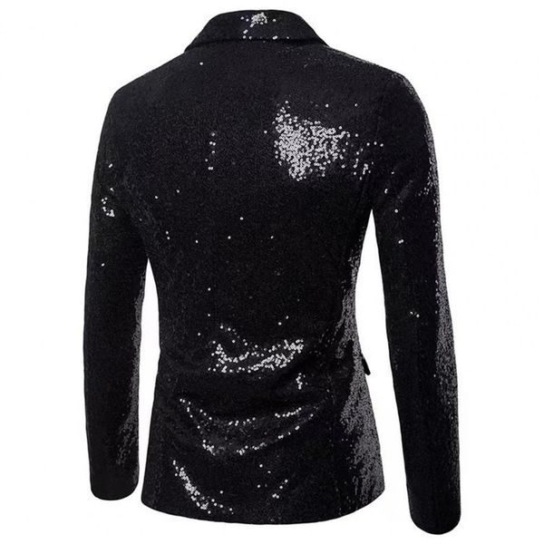 mens suits blazers jacket flap pockets thick warm men glitter nightclub for party 230222, White;black
mens suits blazers jacket flap pockets thick warm men glitter nightclub for party 230222, White;black
