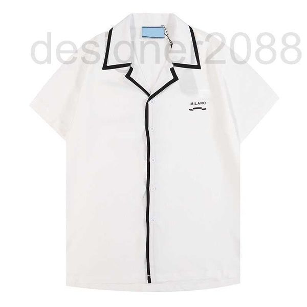 men's plus tees & polos designer round neck embroidered and printed polar style summer wear with street pure cotton 4pp8, Black;brown