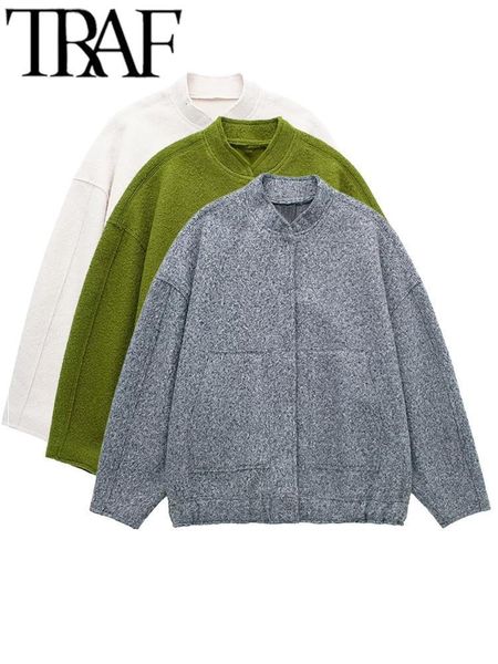 womens jackets traf coat bombers gray outwear long sleeve with button solid casual loose spring fall woman 230222, Black;brown
womens jackets traf coat bombers gray outwear long sleeve with button solid casual loose spring fall woman 230222, Black;brown