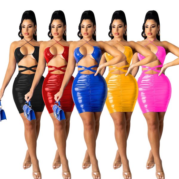 2023 designer leather dresses summer clothes women one shoulder backless bodycon dress female hollow out dress night club party wear wholesa, Black;gray
2023 designer leather dresses summer clothes women one shoulder backless bodycon dress female hollow out dress night club party wear wholesa, Black;gray