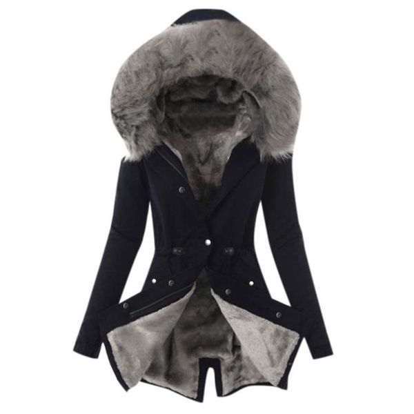 ladies overcoat fur lining coat womens winter warm thick long jacket hooded overcoat slim casual long warm coat new #y5-5190g, Black
ladies overcoat fur lining coat womens winter warm thick long jacket hooded overcoat slim casual long warm coat new #y5-5190g, Black