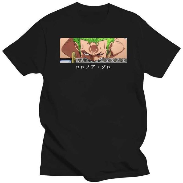men's t-shirts roronoa zoro anime print t-shirt men summer japanese streetwear men's short-sleeved t-shirt fashion loose casual ts, White;black
men's t-shirts roronoa zoro anime print t-shirt men summer japanese streetwear men's short-sleeved t-shirt fashion loose casual ts, White;black