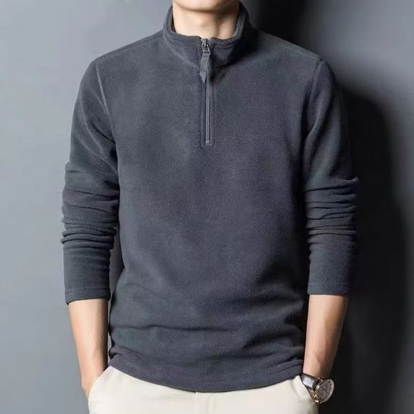 men's hoodies sweatshirts half high collar double-sided rocker fleece sweater long-sleeved t-shirt stand-up collar zipper bottoming shi, Black
men's hoodies sweatshirts half high collar double-sided rocker fleece sweater long-sleeved t-shirt stand-up collar zipper bottoming shi, Black