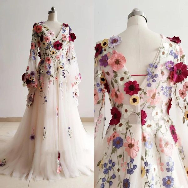 party dresses 167#iena v-neck bohemian floral lace bridal gown embroidered botanical romantic long wedding unique 230222, White;black
party dresses 167#iena v-neck bohemian floral lace bridal gown embroidered botanical romantic long wedding unique 230222, White;black