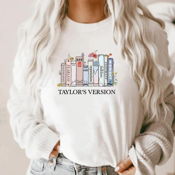 women's tshirt taylor's version shirt albums as books music album midnights folklore evermore tees anti hero cute fans gift 23022, White
women's tshirt taylor's version shirt albums as books music album midnights folklore evermore tees anti hero cute fans gift 23022, White