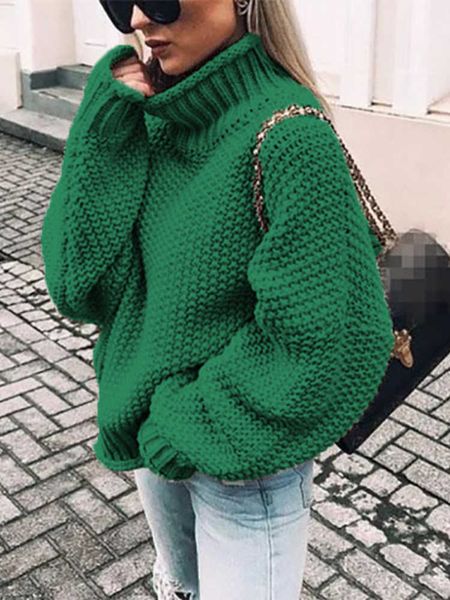 sweater women autumn/winter turtleneck doll sleeve loose knit fashion women's s thermal 230222, White;black
sweater women autumn/winter turtleneck doll sleeve loose knit fashion women's s thermal 230222, White;black