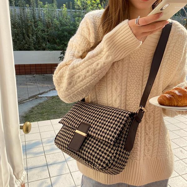 shoulder bags houndstooth flap crossbody women fashion shopper small office lady ins casual square messenger
shoulder bags houndstooth flap crossbody women fashion shopper small office lady ins casual square messenger