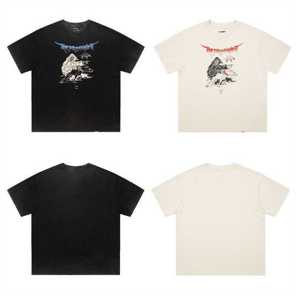 2023 men's and women's fashion t shirt western european brand designer rep summer youth street cartoon skull dog printed cotton sl, White;black
2023 men's and women's fashion t shirt western european brand designer rep summer youth street cartoon skull dog printed cotton sl, White;black