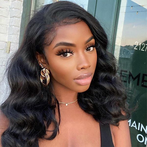 body wave lace frontal bob wig brazilain human hair wigs remy short water wave bob t part closure wig for women, Black
body wave lace frontal bob wig brazilain human hair wigs remy short water wave bob t part closure wig for women, Black
