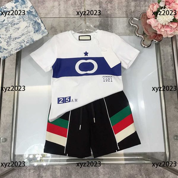 luxury kids clothes child sets baby 2pcs summer tracksuit striped t-shirt and stitching design shorts outdoor size 100-150 cm, White
luxury kids clothes child sets baby 2pcs summer tracksuit striped t-shirt and stitching design shorts outdoor size 100-150 cm, White