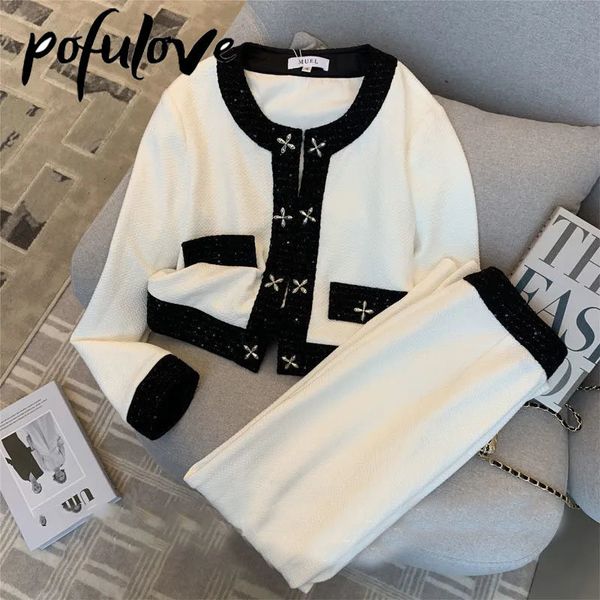 womens two piece pants sets outifits french style solid color fashion coat wide leg set casual jacket mop 230222, White
womens two piece pants sets outifits french style solid color fashion coat wide leg set casual jacket mop 230222, White