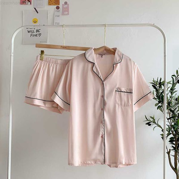 summer pijamas women set 2 pieces short pajamas silk satin sleepwear nightwear lounge wear sleep pants pjs home suit 0222
summer pijamas women set 2 pieces short pajamas silk satin sleepwear nightwear lounge wear sleep pants pjs home suit 0222