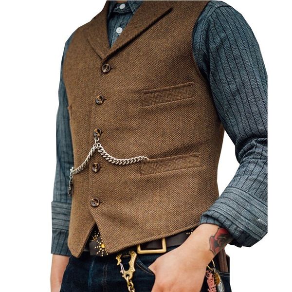 men's vests suit vest boutique wool tweed slim fit herringbone leisure male gentleman beckham business waistcoat for wedding groommen 2, Black;white
men's vests suit vest boutique wool tweed slim fit herringbone leisure male gentleman beckham business waistcoat for wedding groommen 2, Black;white